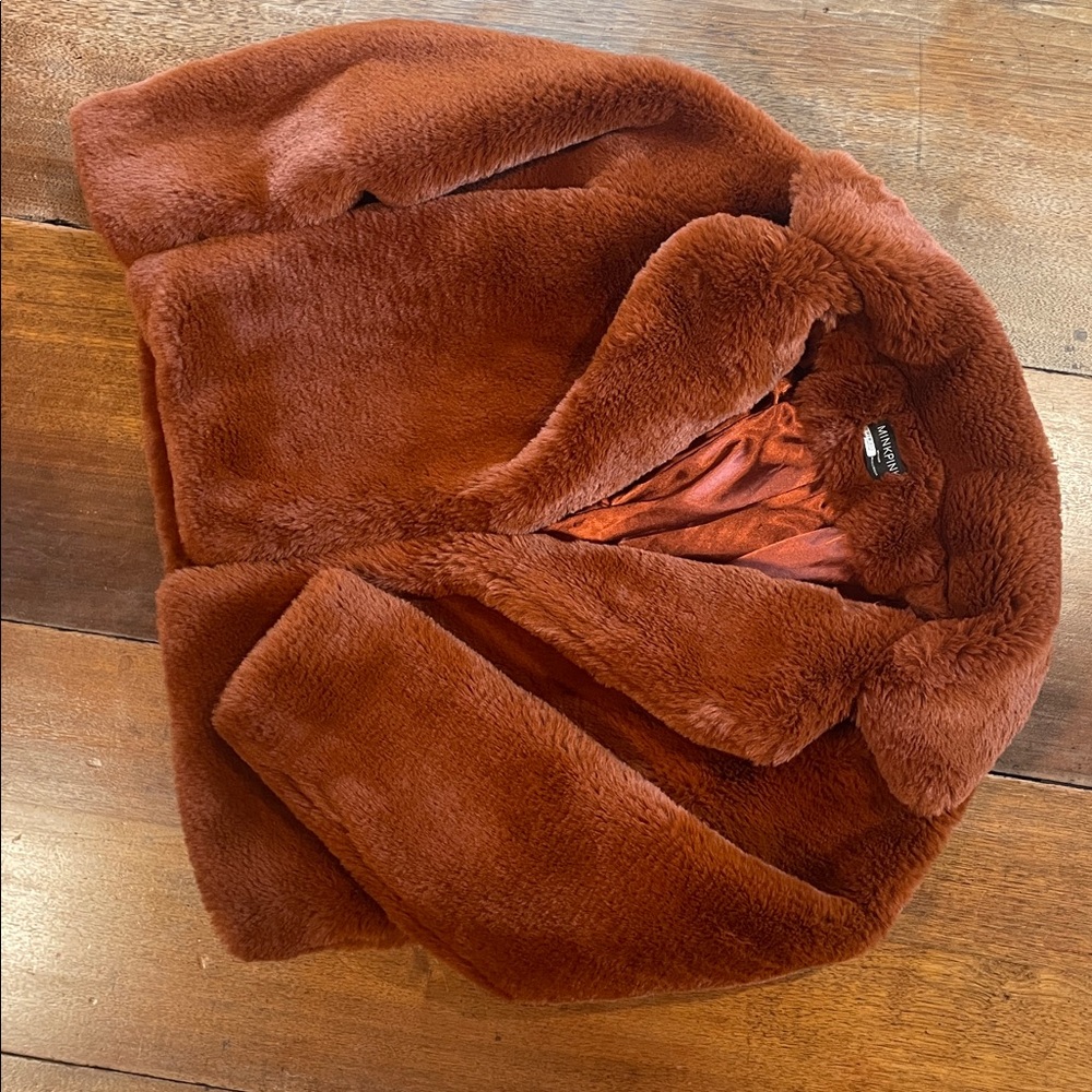MINKPINK Ginger Teddy Jacket like new - Picture 2 of 11